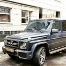 Mercedes G63 AMG Tipped Over in Russian Crash