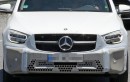 Mercedes GLC Coupe Facelift Shows Two Headlight Designs