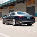 Mercedes-Maybach S 580 AGL77 monoblock lowered by MC Customs Miami