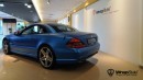 Mercedes R230 SL in Matte Electric Blue