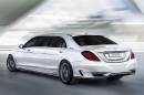 Mercedes S-Class Tuned by Ares Design Comes in Normal and XXL Sizes