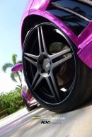 Mercedes SL65 AMG Gets Chrome Purple Wrap and ADV.1 Wheels