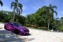 Mercedes SL65 AMG Gets Chrome Purple Wrap and ADV.1 Wheels