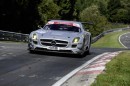 Mercedes SLS AMG GT3 in action