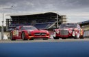 SLS AMG GT3 in the look of the legendary Mercedes-Benz 300 SEL 6.8 AMG