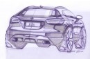 2014 Mercedes GLA sketches