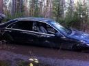 Mercedes S600 in Mud