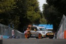 New FIA Formula E Safety Car from BMW Group made its debut at Rome E-Prix: the MINI Electric Pacesetter inspired by JCW