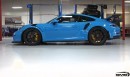 Mexico Blue Porsche 911 GT3 RS with GMG Racing goodies
