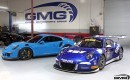 Mexico Blue Porsche 911 GT3 RS with GMG Racing goodies