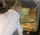 Machine Gun Kelly kicks out windshield on Mod Sun's G-Wagon