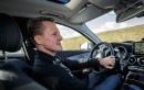 Michael Schumacher at the wheel of the new Mercedes-Benz C-Class W205