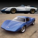 Mid-Engined C2 Corvette Is a Classic Chevy Sports Car Rendering