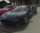 Mid-Engined Camaro and Mustang Next to Front-Engined C8 Corvette: Alternative Universe