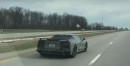 Mid-Engined Corvette (C8) Caravan Spotted In The Wild