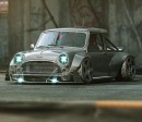 Mid-Engined Mini "V8 Conversion" (rendering)