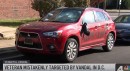 Mitsubishi Outlander Sport vandalized by accident in case of mistaken identity