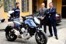 MV Agusta Rivale 800 Police presented to the Milan PD