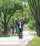 The MIMO C1 foldable e-scooter transforms into a trolley, is perfect for cargo hauling