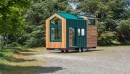 The Mina custom tiny house is ideal for a single occupant, even has a surprise chill room
