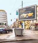 MINI scrolling billboard in Vienna