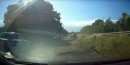 MINI Cooper driver reverse PIT maneuver and crash