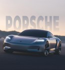 Porsche 911 EV rendering by lsdesignsrl