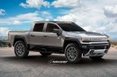 GMC Hummer EV mid-size truck rendering by TopElectricSUV.com