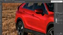 Mitsubishi Eclipse Cross Ute pickup truck rendering by theottle