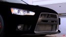 Mitsubishi Lancer Evo gets dipped in Musou Black