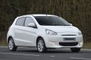 Mitsubishi Mirage in UK with Right-Hand Drive