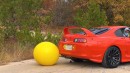 MKIV Toyota Supra vs. Balloon on the Tailpipe Experiment