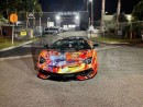 Luis Robert's Lamborghini Aventador SVJ now wear a glow-in-the-dark Naruto wrap