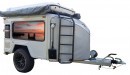 Mobi Nomad introduces teardrop mono-hull trailer Mobi X, which expands into a 6-person sleeper