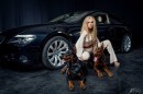 Model Anna Trisvetova Makes Old BMW 6 Series Look Gangsta'