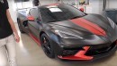 Model Gets C8 Corvette Wrapped, Washes It Herself