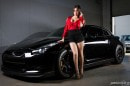 Model Jelacy Ramirez Take Ride in 900 HP Evo