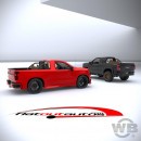 Two-Door Chevy Silverado Blazer SUV and GMC Jimmy rendering by wb.artist20
