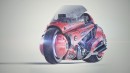 Modern Akira Motorcycle Is Perfect for World War 3 Apocalypse