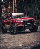 Chevrolet Blazer with off-road mods meets 2021 Bronco in rendering by adry53customs on Instagram