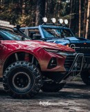 Chevrolet Blazer with off-road mods meets 2021 Bronco in rendering by adry53customs on Instagram