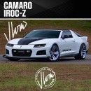 Chevy Camaro ZL1 IROC-Z rendering by jlord8