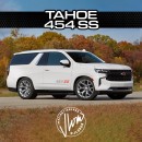 Chevrolet Tahoe two-door for K5 Blazer vibes and 454SS powertrain in rendering by jlord8 on Instagram