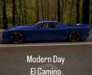 Chevrolet El Camino SS rendering by wb.artist20