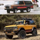 Modern "Dentside" Ford Bronco Rendered With Cool Retro Look