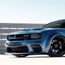 Modern Dodge Charger Coupe Rendering Looks Like a BMW M8 Rival