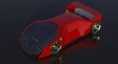 Modern Ferrari F40 Design Study