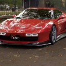 Ferrari Testarossa CGI revival by rostislav_prokop for HotCars