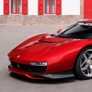 Modern Ferrari Testarossa rendering by WB Artist20