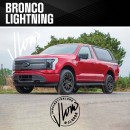 Ford Bronco Lightning EV SUV rendering by jlord8